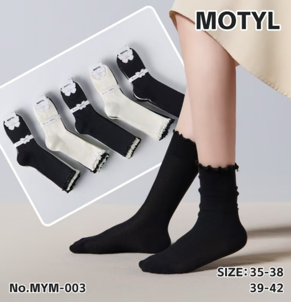 Skarpety damskie Roz 35-42, Mix kolor Paczka 40 szt